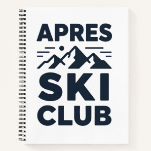 Apres Ski Club Berglogo - Heren Winter Collectie Notitieboek