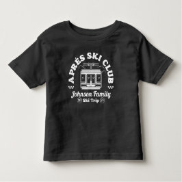 Apres Ski Club Familie Vrienden Ski Trip Groep Kinder Shirts