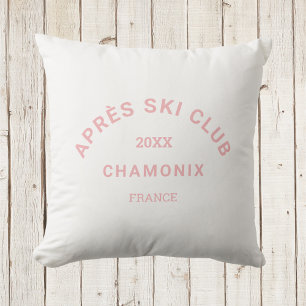 Après Ski Club Icy Pink Ski Resort Crest Buitenkussen