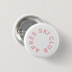 Après Ski Club Icy Pink Skien Ronde Button 3,2 Cm