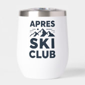 Apres Ski Club Mountain Logo - Custom Mens Winter  (Voorkant)