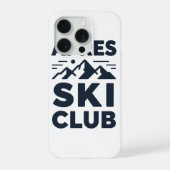 Apres Ski Club Mountain Logo - Custom Mens Winter  iPhone Hoesje (Achterkant)