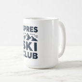 Apres Ski Club Mountain Logo - Custom Mens Winter  Koffiemok (Voorkant rechts)