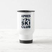 Apres Ski Club Mountain Logo - Custom Mens Winter  Reisbeker (Center)