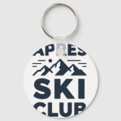 Apres Ski Club Mountain Logo - Custom Mens Winter Sleutelhanger (Achterkant)
