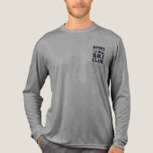 Apres Ski Club Mountain Logo - Custom Mens Winter  Tri-Blend Shirt (Voorkant volledig)