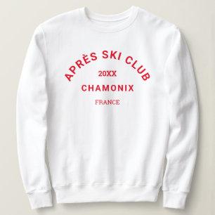 Après Ski Club Red Ski Resort Crest Dames Wit Trui