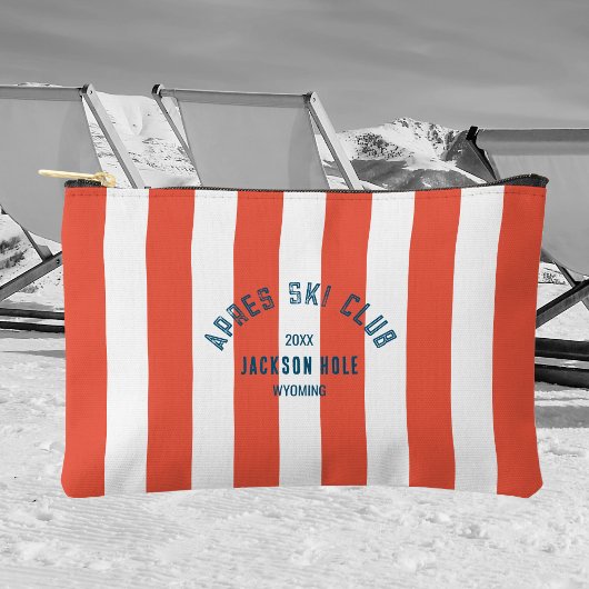 Apres Ski Club Red Stripe Aangepaste locatie Ski Etui