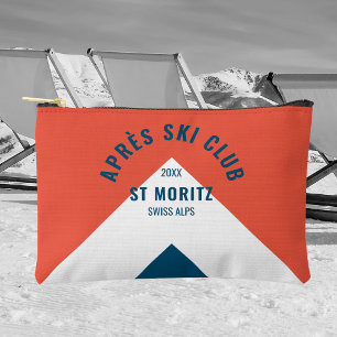 Après Ski Club Rood Marine Vintage Stijl Winter Etui