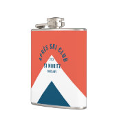 Après Ski Club Vintage Red Navy Reis Heupfles (Links)