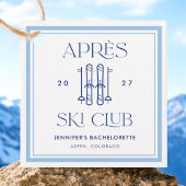 Apres Ski Club Winter Skitocht vrijgezellenfeest Bedankjes Labels