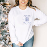 Apres Ski Club Winter Sneeuw Ski Bachelorette Part Trui<br><div class="desc">Gepersonaliseerde Apres Ski Club Winter Ski Bachelorette Party Sweatshirt</div>