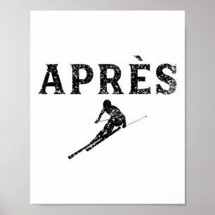 Apres Ski Coach Ski-instructeur Skiloper  Poster