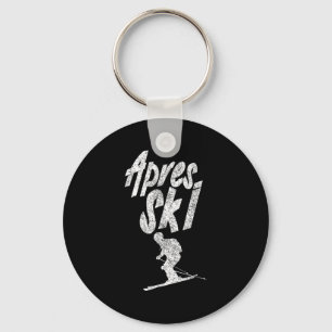 Apres Ski Feest Squad Crew Skiën Bier Skier Vakant Sleutelhanger