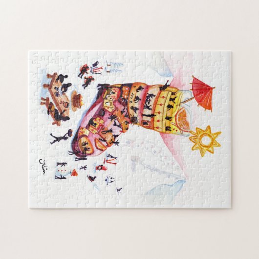 Après-Ski Fun Puzzle Legpuzzel (Horizontaal)