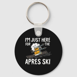 Apres Ski Funny Skier Winter Sport Skiing Gift Sleutelhanger