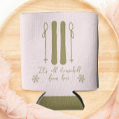 Apres Ski Funny Winter Bachelorette Blikjeskoeler