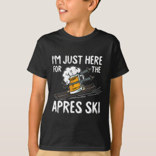 Apres Ski Grappige Skiloper Wintersport Skisport C T-shirt
