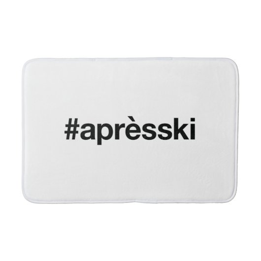 APRES SKI Hashtag Badmat (Voorkant)