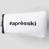 APRES SKI Hashtag Golfheadcover (Voorkant)