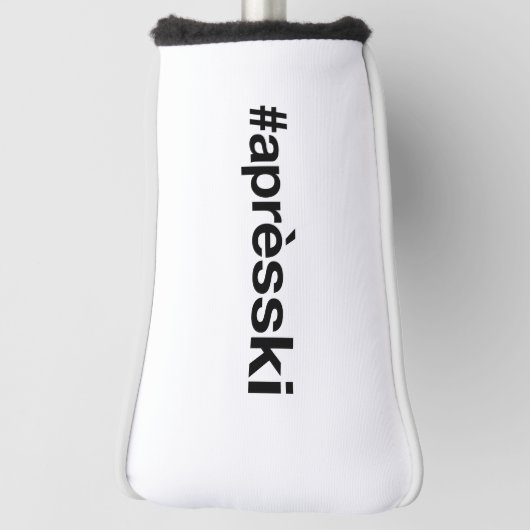 APRES SKI Hashtag Golfheadcover (Draai 90)
