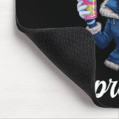 Apres Ski Hat Party Design Ski Bunny Skier Outfit  Muismat (Hoek)