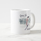 Apres-Ski Hot Chocolate voor haar Grote Koffiekop (Voorkant rechts)