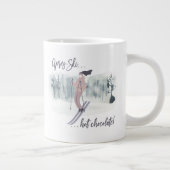 Apres-Ski Hot Chocolate voor haar Grote Koffiekop (Rechts)