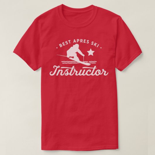 Apres ski instructeur 14 t-shirt (Design voorkant)