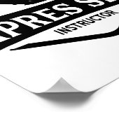 Apres Ski Instructeur Feest Afterski Skien Skiër  Poster (Hoek)