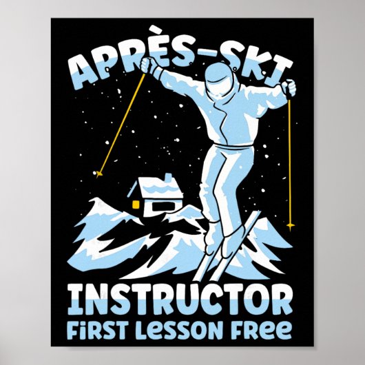Apres Ski-instructeur Skiën _1 Poster (Voorkant)