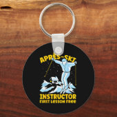 Apres ski instructeur skiën Apres ski instructeur Sleutelhanger (Voorkant)
