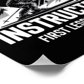 Apres Ski-instructeur Skiën Snowboarden Skiloper A Poster (Hoek)