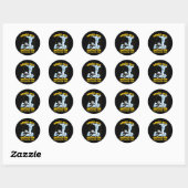 Apres Ski Instructor Skiing Ronde Sticker (Vel)