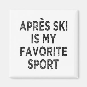 Apres ski is mijn favoriete sport magneet