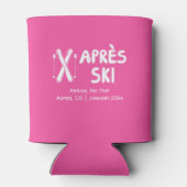 Apres Ski Jaarlijkse Familie Vriend Ski Trip Koelb Blikjeskoeler (Achterkant)