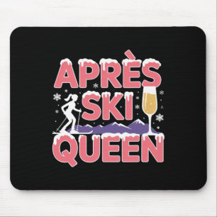 Apres Ski Koningin Skiën Snowboarden Skiloper Apre Muismat