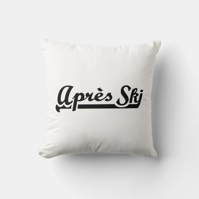 Apres ski kussen (Voorkant)
