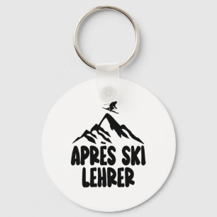 Apres Ski Leraar Hütengaudi Outfit Vrouwen Mannen Sleutelhanger