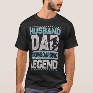 Aprés-ski Man Vader Snowboarden Legende Snowboar T-shirt