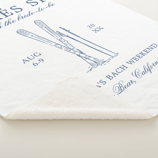 Après Ski Met De Aankomende Bruid Bach Weekend Sherpa Deken (3/4)