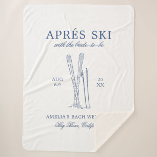 Après Ski Met De Bruid Die Gaat Trouwen Bach Weeke Sherpa Deken