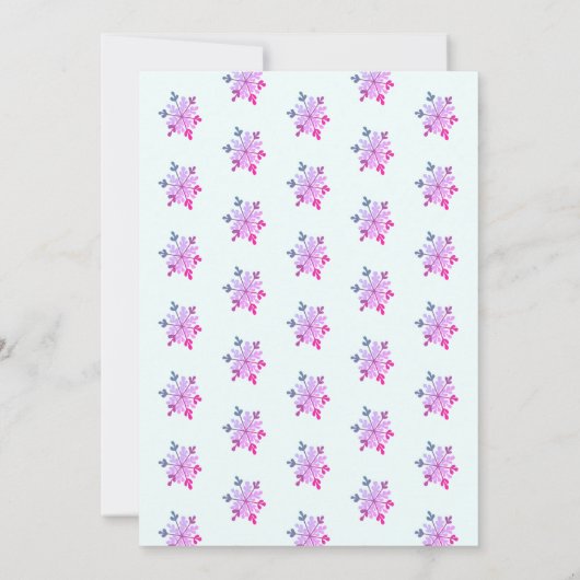 Apres Ski Neon Bachelorette Party Kaart (Achterkant)