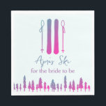 Apres Ski Neon Winter Bachelorette Party Servet<br><div class="desc">Ideaal voor Apres Ski Vrijgezellenfeesten en Bachelorette Party! Met een leuk neonwinterthema voegen deze luiers een schattige aanraking toe aan je tafellandschap. Zoeken naar overeenkomende objecten in mijn winkel.</div>