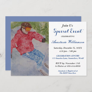 APRES SKI PARTY EVENT INVITE KAART