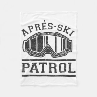 Apres Ski Patrol Fleece Deken