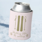 Apres Ski Pink Winter Bachelorette Blikjeskoeler