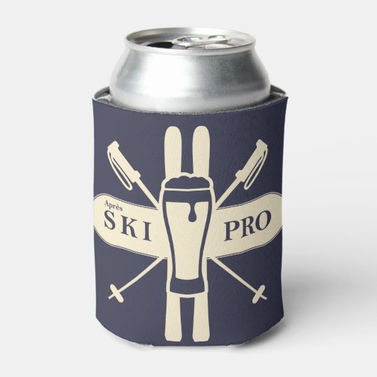 Apres ski pro blikjeskoeler (Blikje Voorkant)