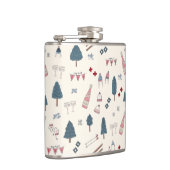 Apres Ski Roze Champagne Cadeau voor Bruidsmeisjes Heupfles (Rechts)