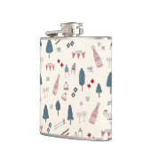 Apres Ski Roze Champagne Gift voor bruidsmeisjes Heupfles (Links)